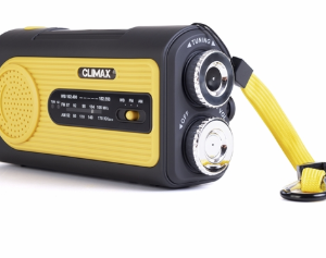 Radio Climax con linterna recargable